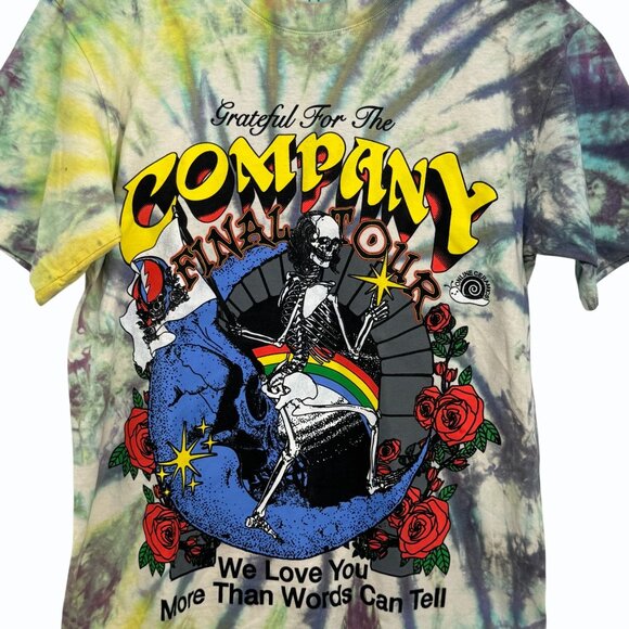 Online Ceramics Grateful Dead 2023 Final Summer Tour Tie Dye T-Shirt Size S - Picture 2 of 8
